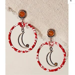 Free People Time Will Tell Hoop Earrings NWT